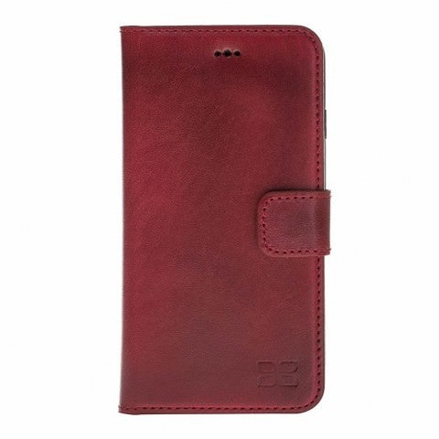 Bouletta Echt Leder Magic Wallet iPhone 7/8 Weinrot