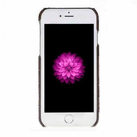 Bouletta Echt Leder Case iPhone 7/8 Ultimate Jacket Croco Braun