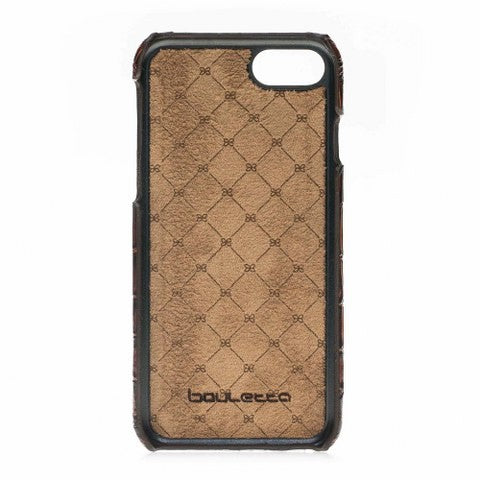 Bouletta Echt Leder Case iPhone 7/8 Ultimate Jacket Croco Braun