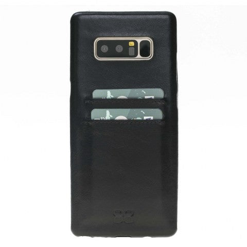 Samsung Note 8 Bouletta Echt Leder Ultra Cover CC Schwarz