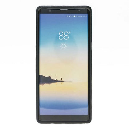 Samsung Note 8 Bouletta Echt Leder Ultra Cover CC Schwarz