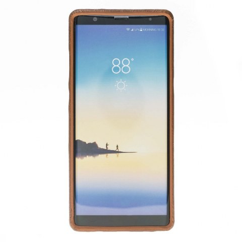 Samsung Note 8 Bouletta Echt Leder Ultra Cover CC Braun