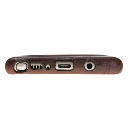 Samsung Note 8 Bouletta Echt Leder Ultra Cover CC Braun