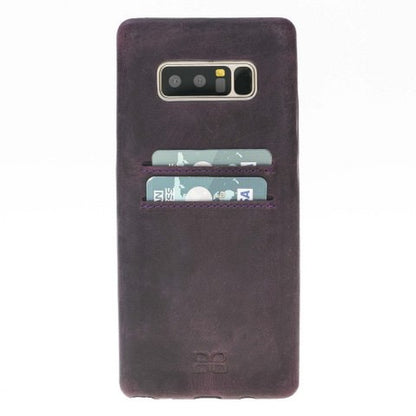 Samsung Note 8 Bouletta Echt Leder Ultra Cover CC Lila