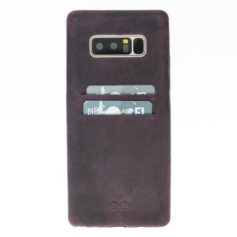 Samsung Note 8 Bouletta Echt Leder Ultra Cover CC Lila