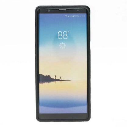 Samsung Note 8 Bouletta Echt Leder Ultra Cover Schwarz