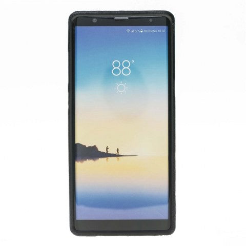 Samsung Note 8 Bouletta Echt Leder Ultra Cover Schwarz