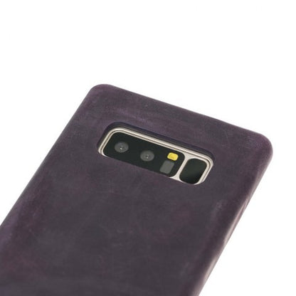 Samsung Note 8 Bouletta Echt Leder Ultra Cover Lila