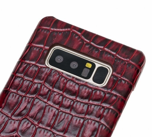 Samsung Note 8 Bouletta Echt Leder Case Ultimate Jacket Croco