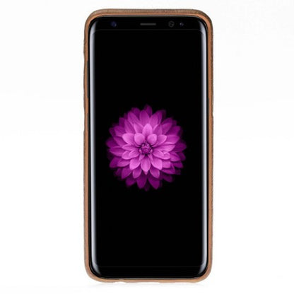 Samsung Galaxy S8 Bouletta Echt Leder Ultra Cover CC Braun