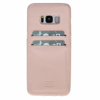 Samsung Galaxy S8 Bouletta Echt Leder Ultra Cover CC Nude