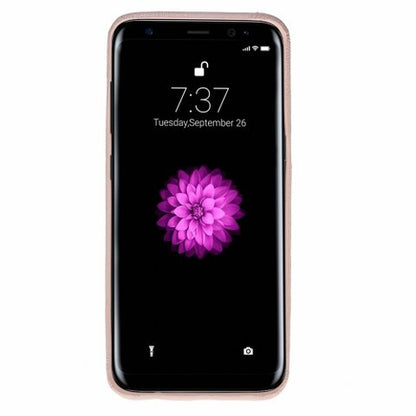 Samsung Galaxy S8 Bouletta Echt Leder Ultra Cover CC Nude