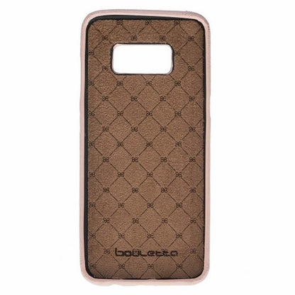 Samsung Galaxy S8 Bouletta Echt Leder Ultra Cover CC Nude