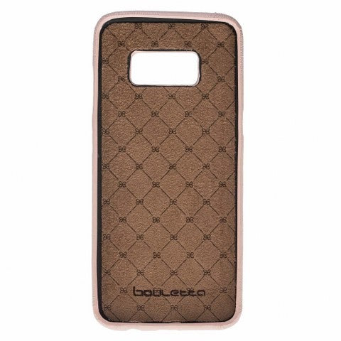 Samsung Galaxy S8 Bouletta Echt Leder Ultra Cover CC Nude