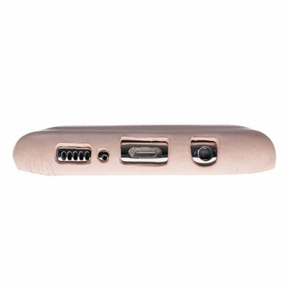 Samsung Galaxy S8 Bouletta Echt Leder Ultra Cover CC Nude