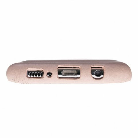 Samsung Galaxy S8 Bouletta Echt Leder Ultra Cover CC Nude