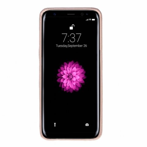 Samsung Galaxy S8 Bouletta Echt Leder Ultra Cover Nude