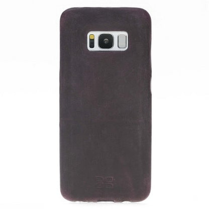 Samsung Galaxy S8 Bouletta Echt Leder Ultra Cover Lila