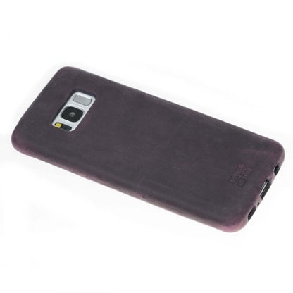 Samsung Galaxy S8 Bouletta Echt Leder Ultra Cover Lila