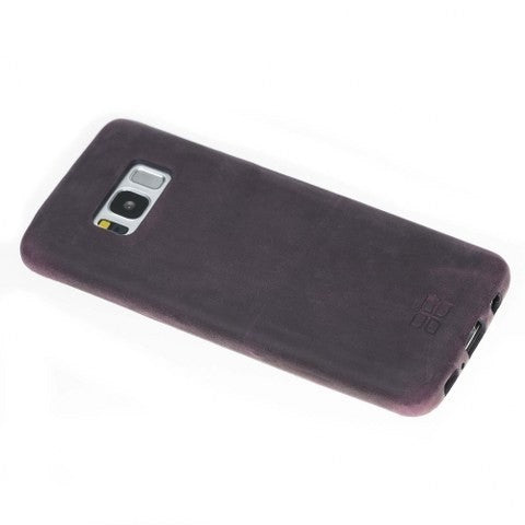 Samsung Galaxy S8 Bouletta Echt Leder Ultra Cover Lila