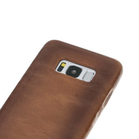 Samsung Galaxy S8 Bouletta Echt Leder Ultra Cover Braun