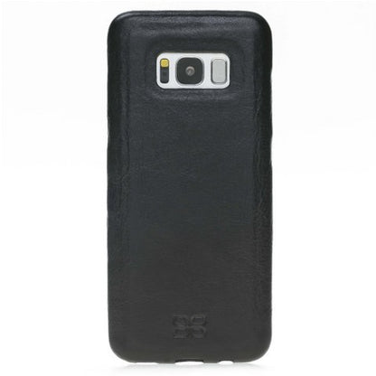 Samsung Galaxy S8 Bouletta Echt Leder Ultra Cover Schwarz