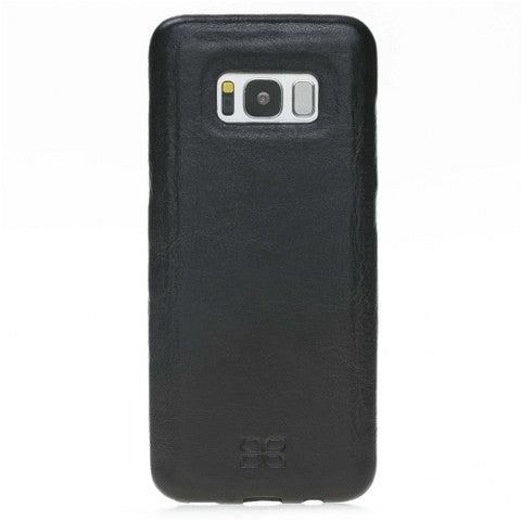 Samsung Galaxy S8 Bouletta Echt Leder Ultra Cover Schwarz
