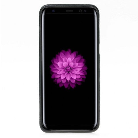 Samsung Galaxy S8 Bouletta Echt Leder Ultra Cover Schwarz
