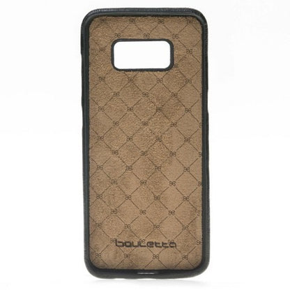 Samsung Galaxy S8 Bouletta Echt Leder Ultra Cover Schwarz
