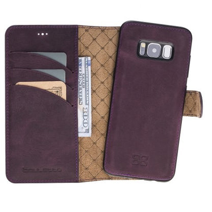 Samsung Galaxy S8 Plus Bouletta Echt Leder Magic Wallet Lila
