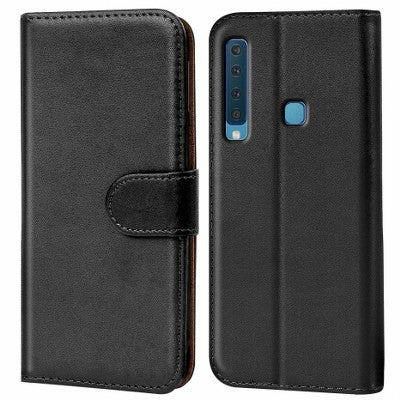 Galaxy A9 Book Case Wallet Tasche Schwarz