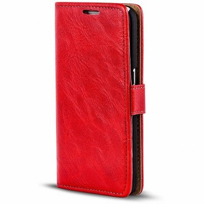 Galaxy A9 Book Case Wallet Tasche Rot