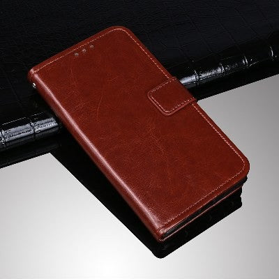 Galaxy A9 Book Case Wallet Tasche Braun