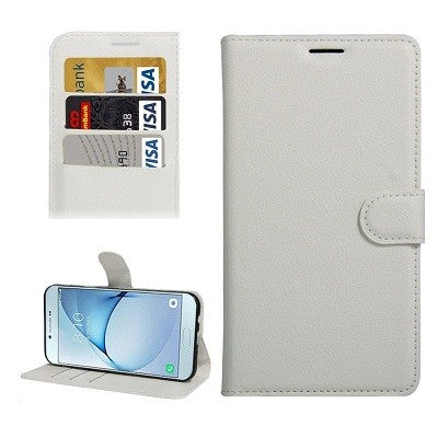 Galaxy A9 Book Case Wallet Tasche Weiss