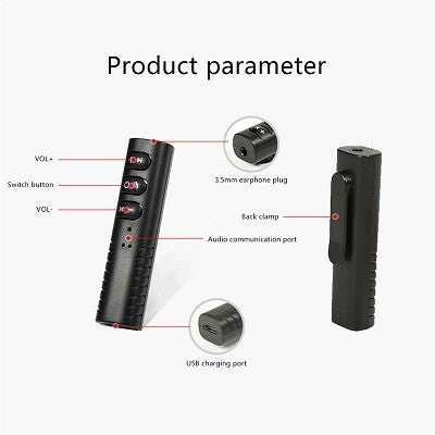 Auto Mini Audio Receiver Bluetooth 4,1 Konverter 3,5 mm