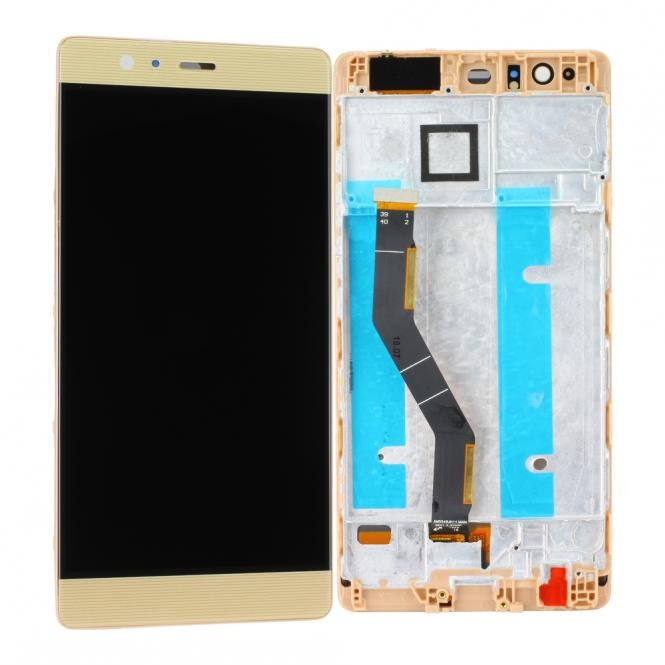 Huawei P9 Plus LCD mit Displayrahmen, Gold
