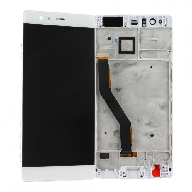 Huawei P9 Plus LCD mit Displayrahmen, Weiss