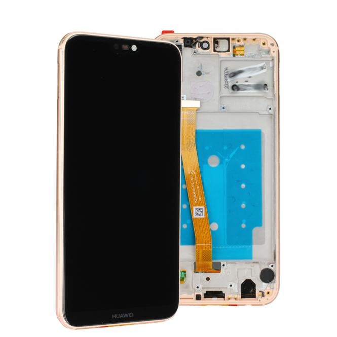 Huawei P20 lite LCD Einheit mit Displayrahmen Pink
