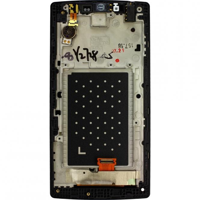 LG G4c (H525N) Komplett LCD+Frontcover Schwarz Gold mit