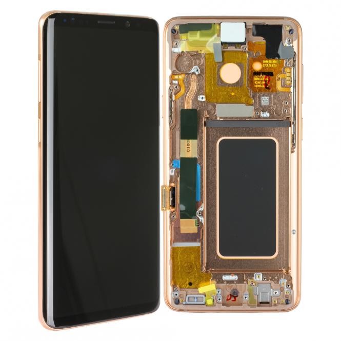 Samsung Galaxy S9 Plus Komplett LCD + Frontcover, Sunrise Gold