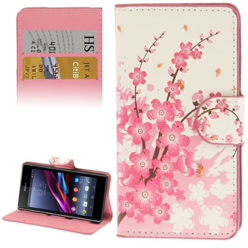 Sony Xperia Z1 Compact Leder Kreditkarte Etui Frühling