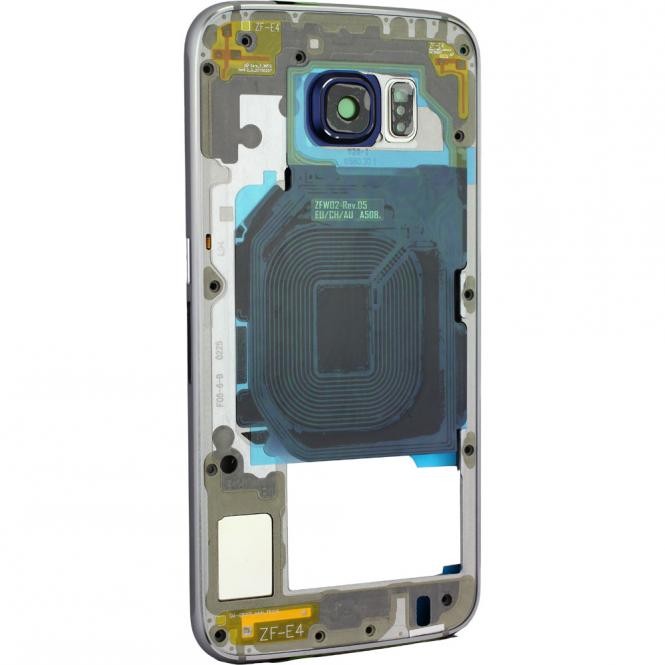 Samsung Galaxy S6 Mittelrahmen Schwarz