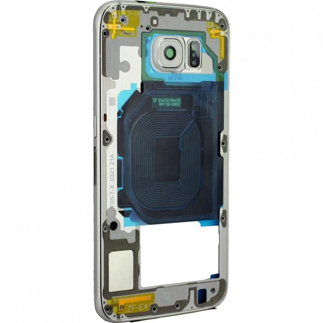Samsung Galaxy S6 Mittelrahmen Weiss
