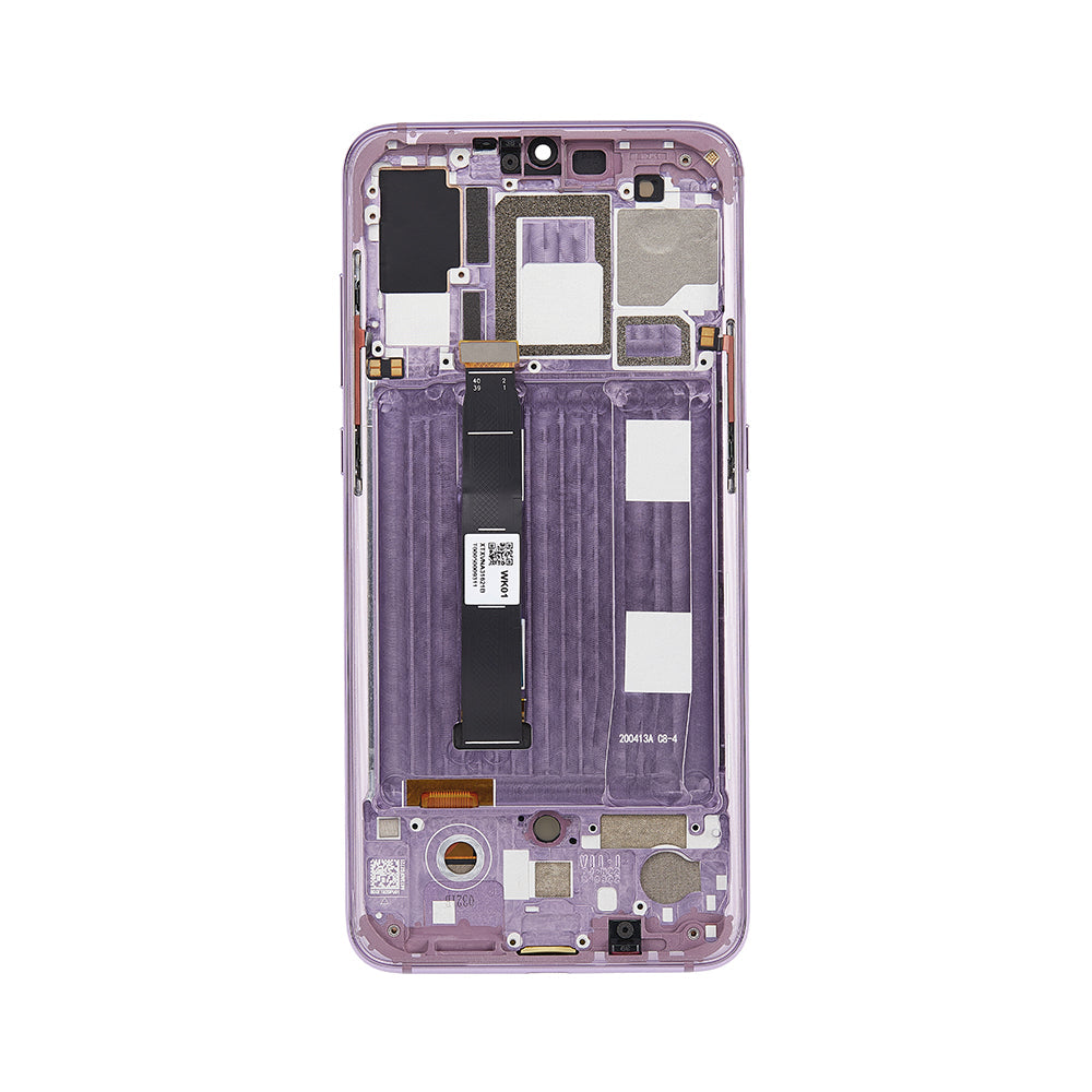 Xiaomi Mi 9 Display und Digitizer mit Rahmen, Lila OEM