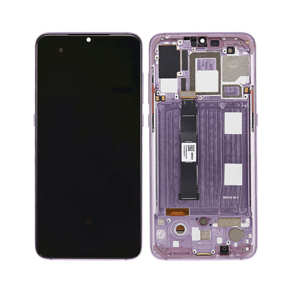 Xiaomi Mi 9 Display und Digitizer mit Rahmen, Lila OEM