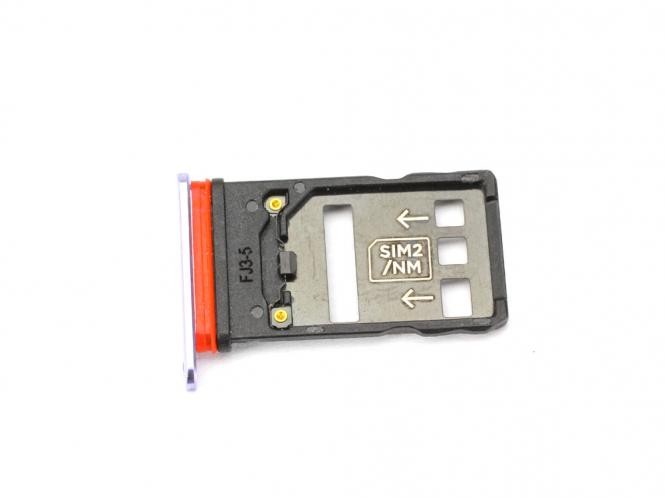 Sim Tray kompatibel mit Huawei Mate 20 X, Lila