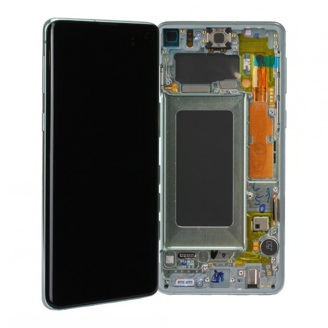 Samsung Galaxy S10 G973F LCD + Touch einheit, Prism Green