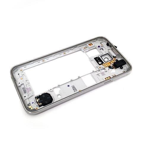 Samsung Galaxy S5 Mittel Rahmen Silber