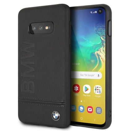 BMW - Logo Imprint - Samsung Galaxy S10+ - Leder Hard Cover