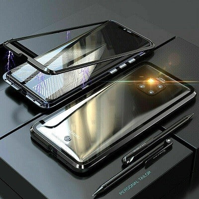 360° Magnet Cover Handy Schutz Case Tasche Huawei Mate 20 Pro